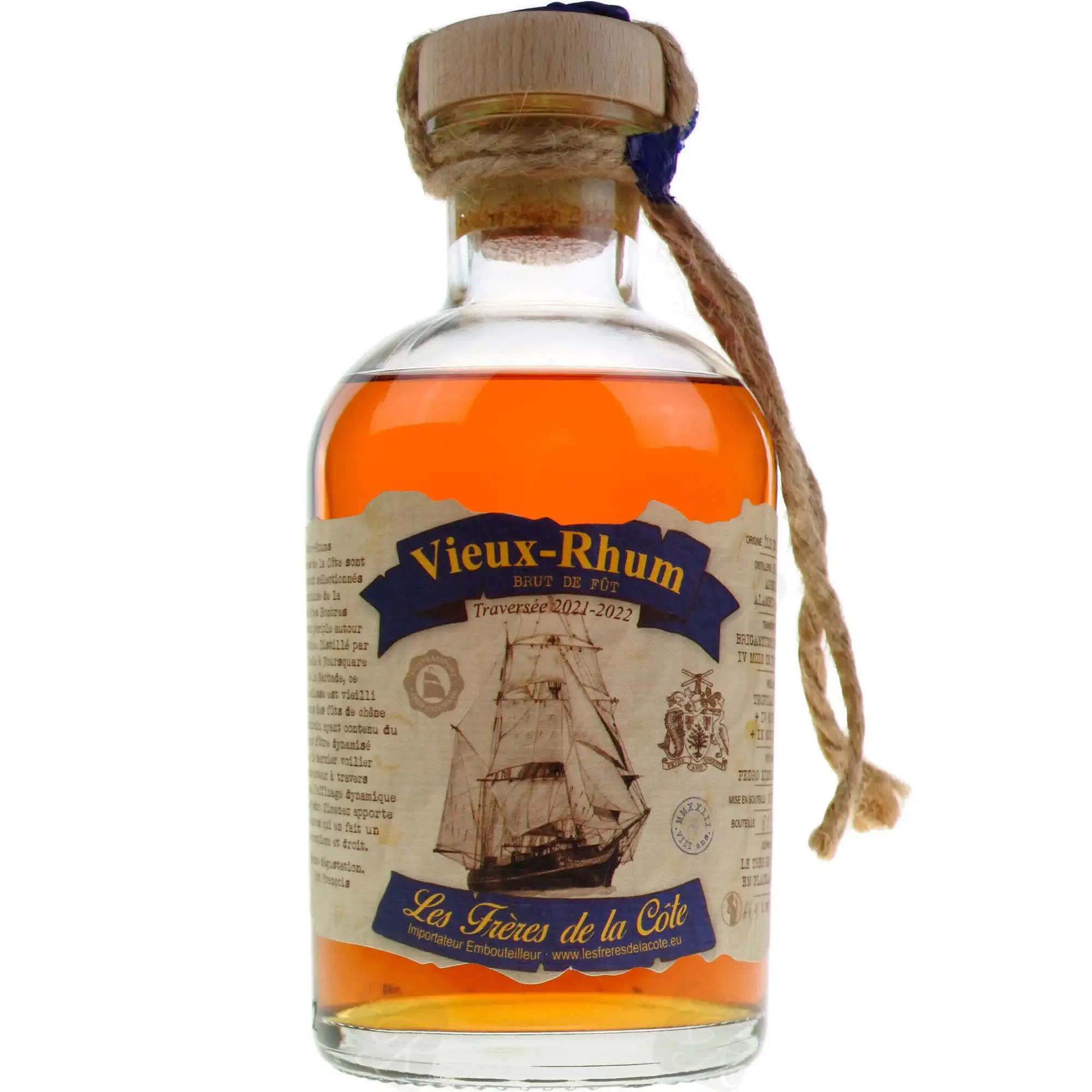 Bottle of Les Frères de la Côte Foursquare Vieux-Rhum des Frères de la Côte