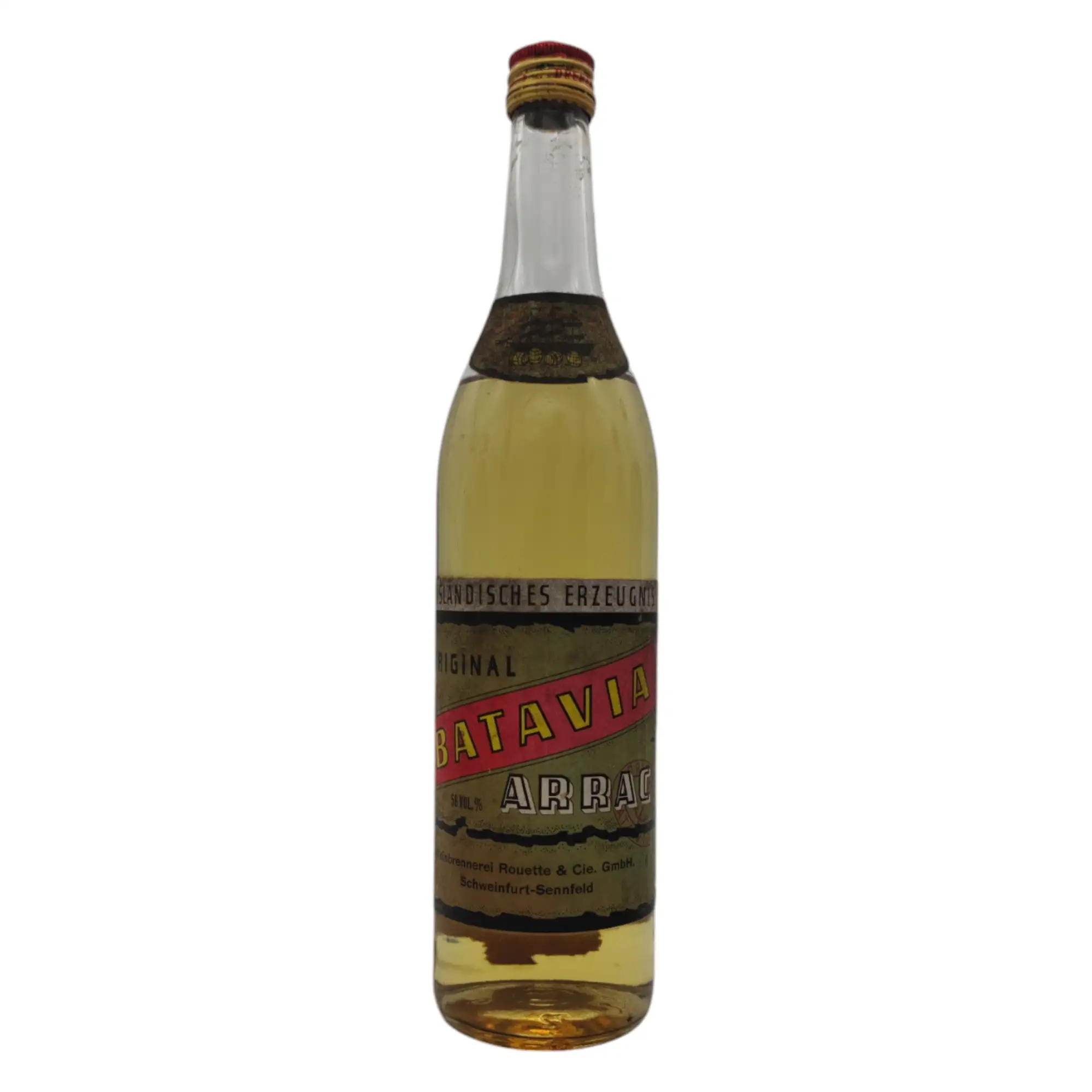Image of the front of the bottle of the rumOriginal Batavia Arrac