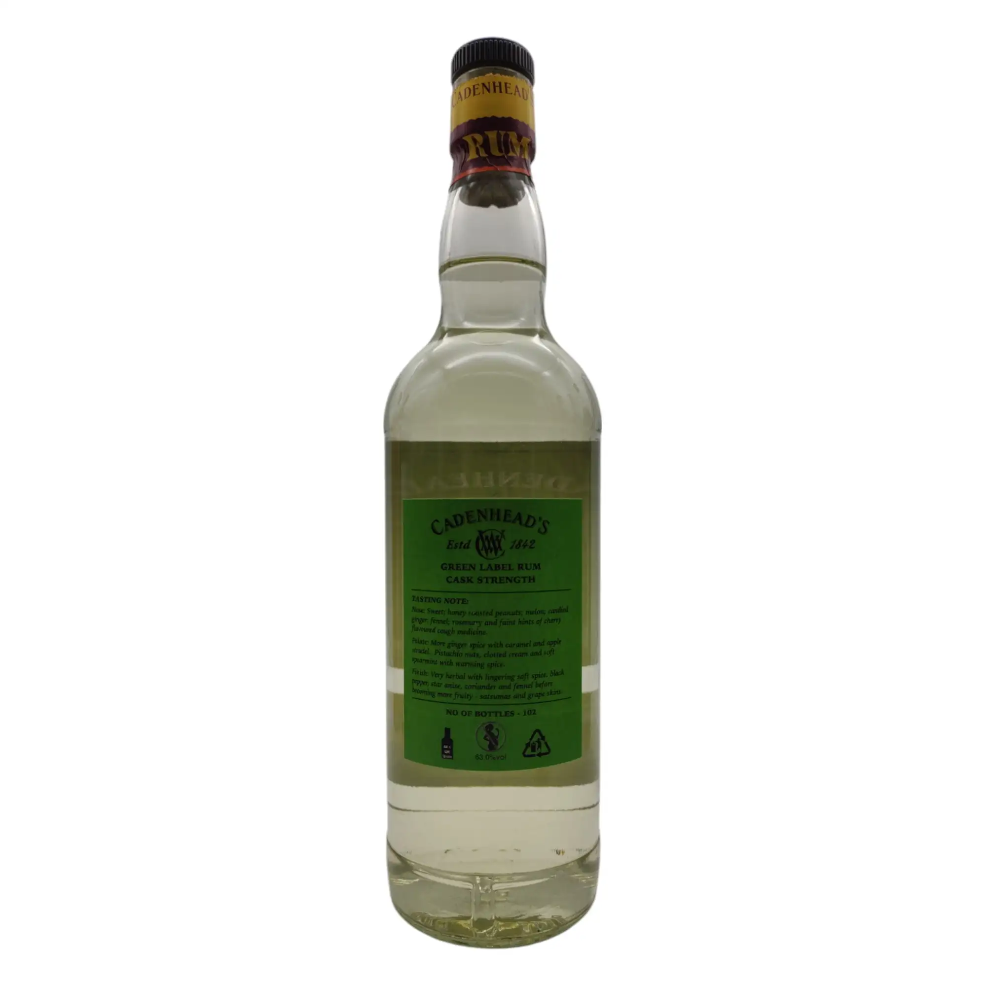 High resolution image of the bottle