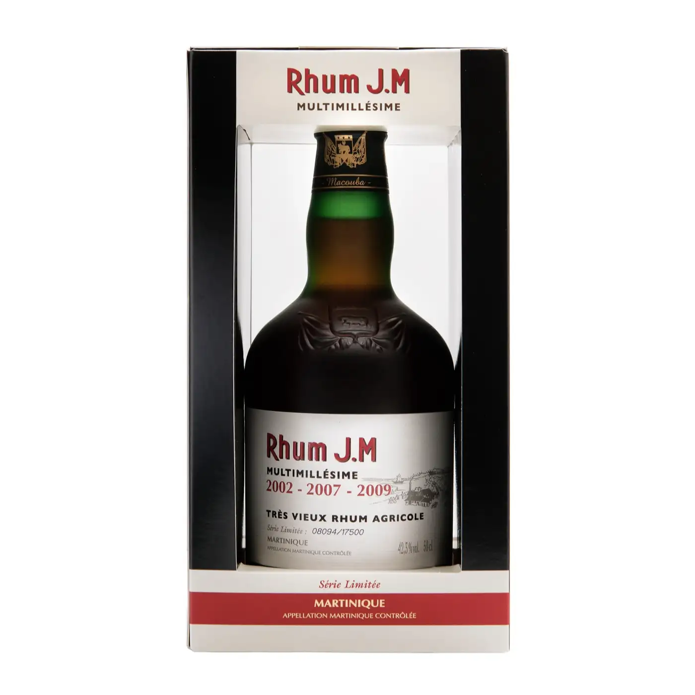 Image of the front of the bottle of the rumMultimillésime 2002 2007 2009