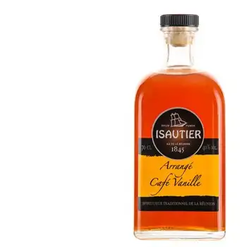 Image of the front of the bottle of the rumArrangé Café Vanille