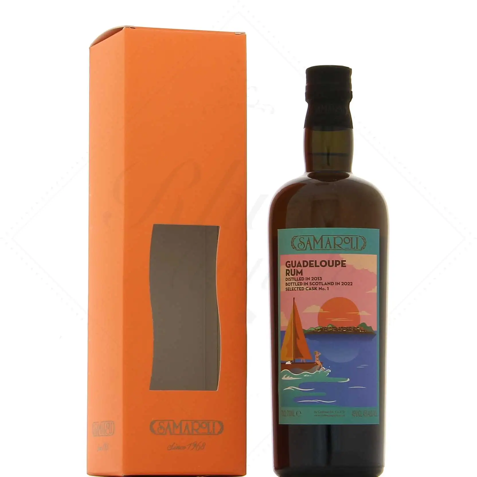 Bottle of Guadeloupe Rum