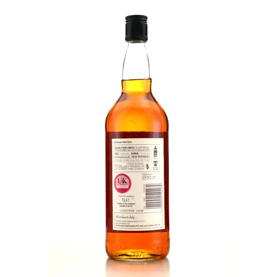 Hochauflösendes Bild der Flasche