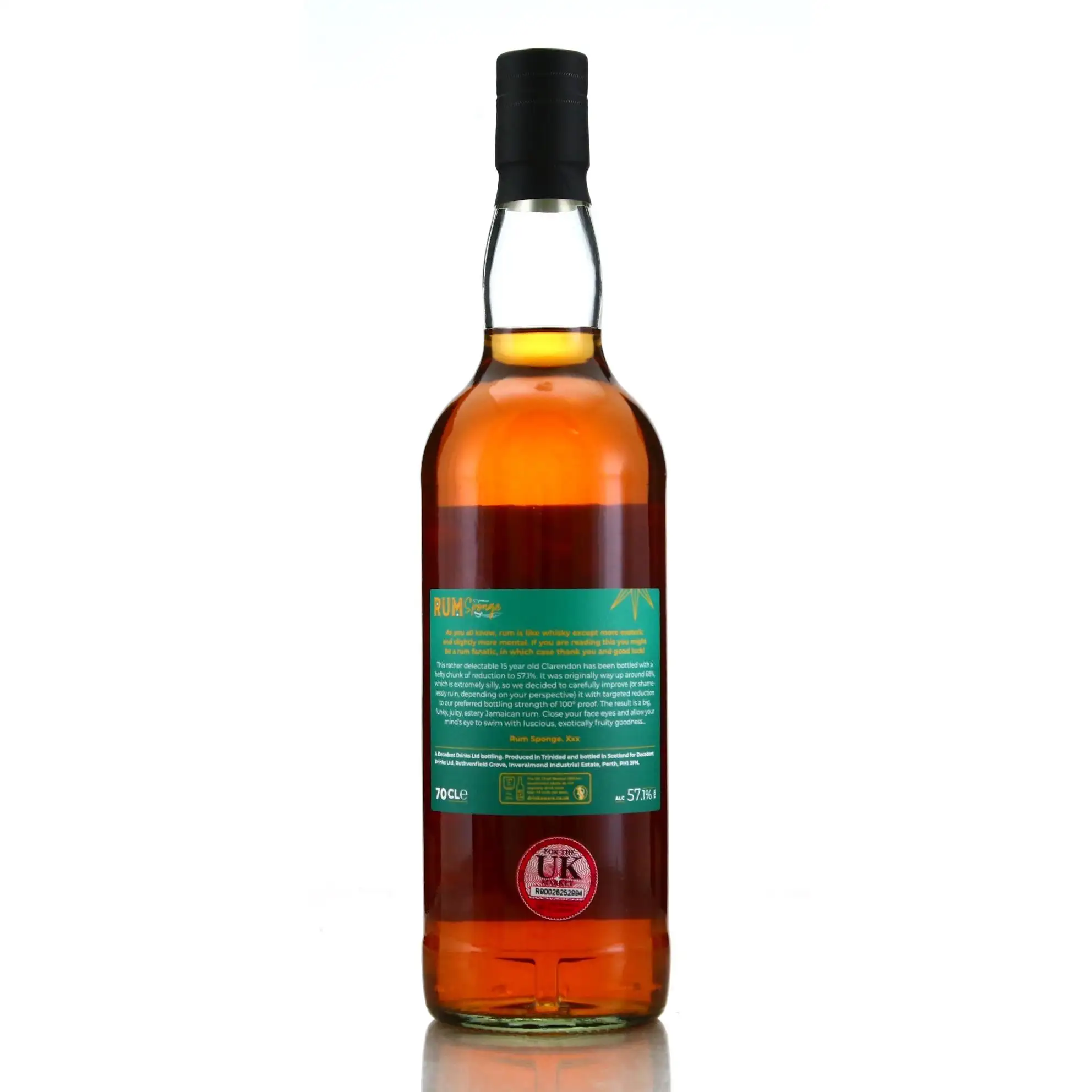 Hochauflösendes Bild der Flasche