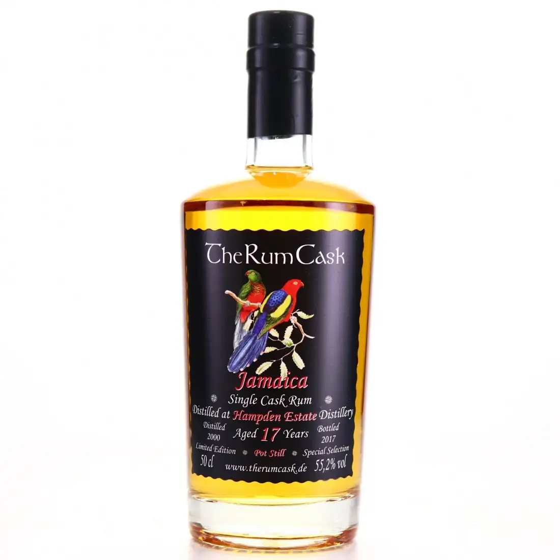 Image of the front of the bottle of the rum Jamaica LROK