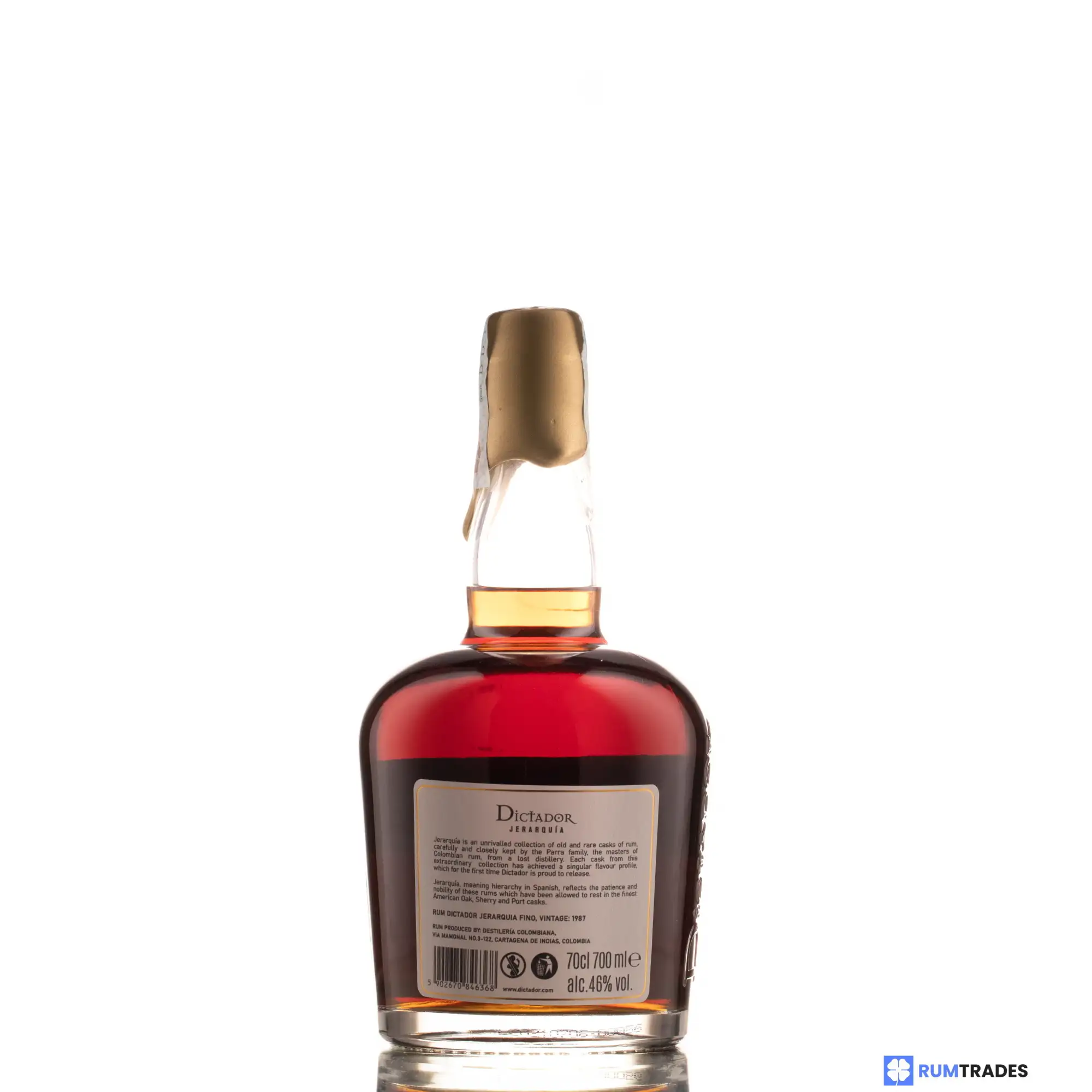 Hochauflösendes Bild der Flasche