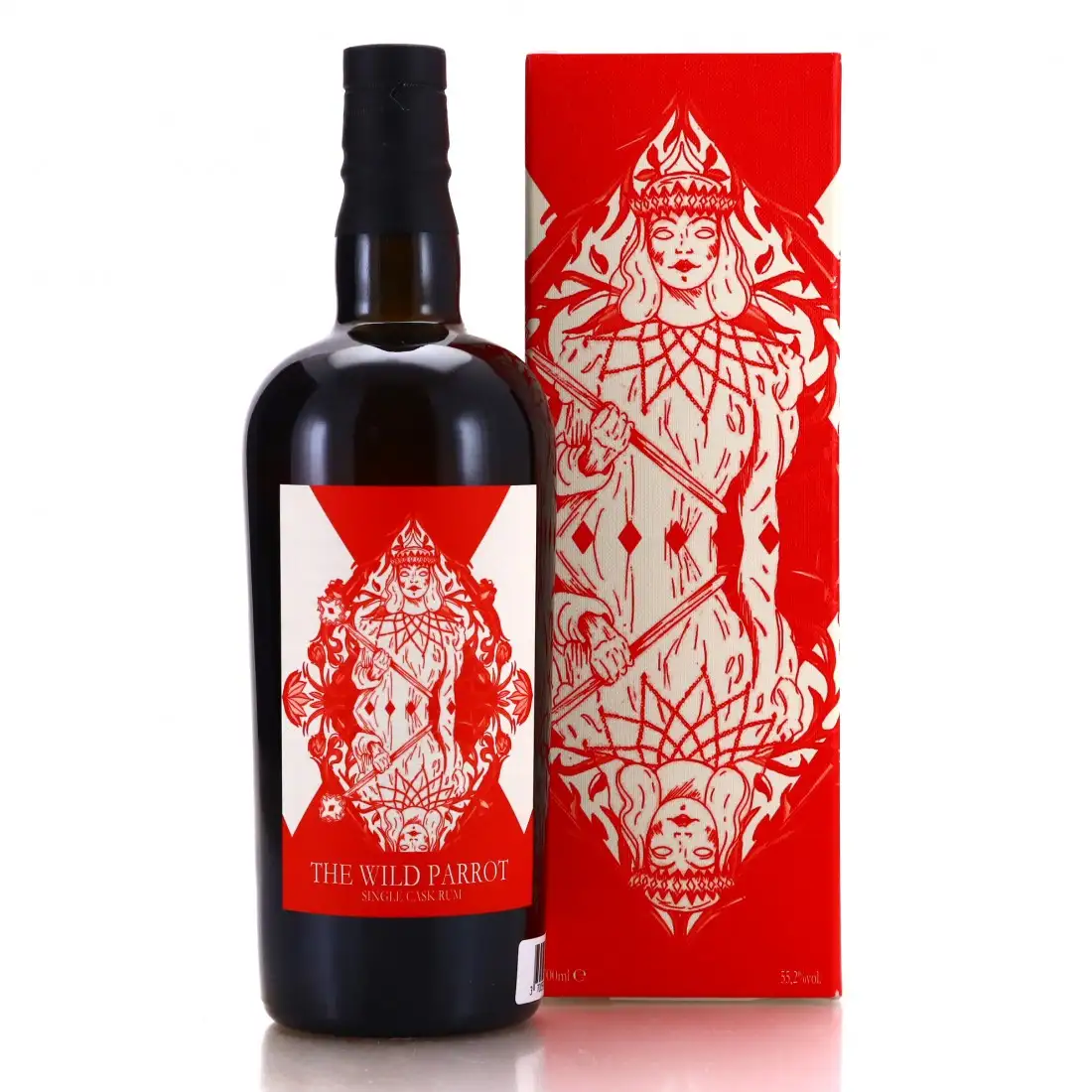 Image of the front of the bottle of the rum Blackjack Series (Fiji)