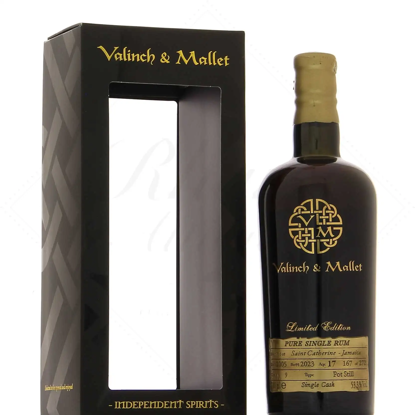 Image of the front of the bottle of the rumThe Spirit of Art