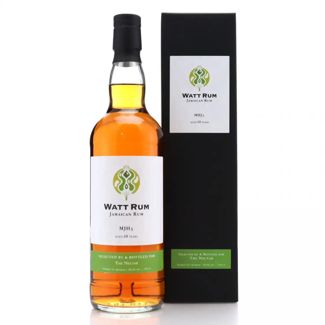 Image of the front of the bottle of the rumJamaican Rum MJH3