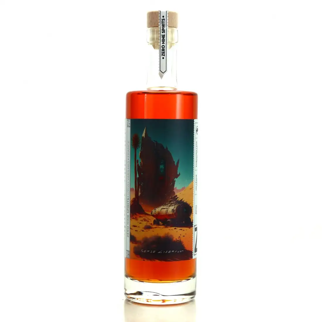 Image of the front of the bottle of the rum Série Cyberpunk