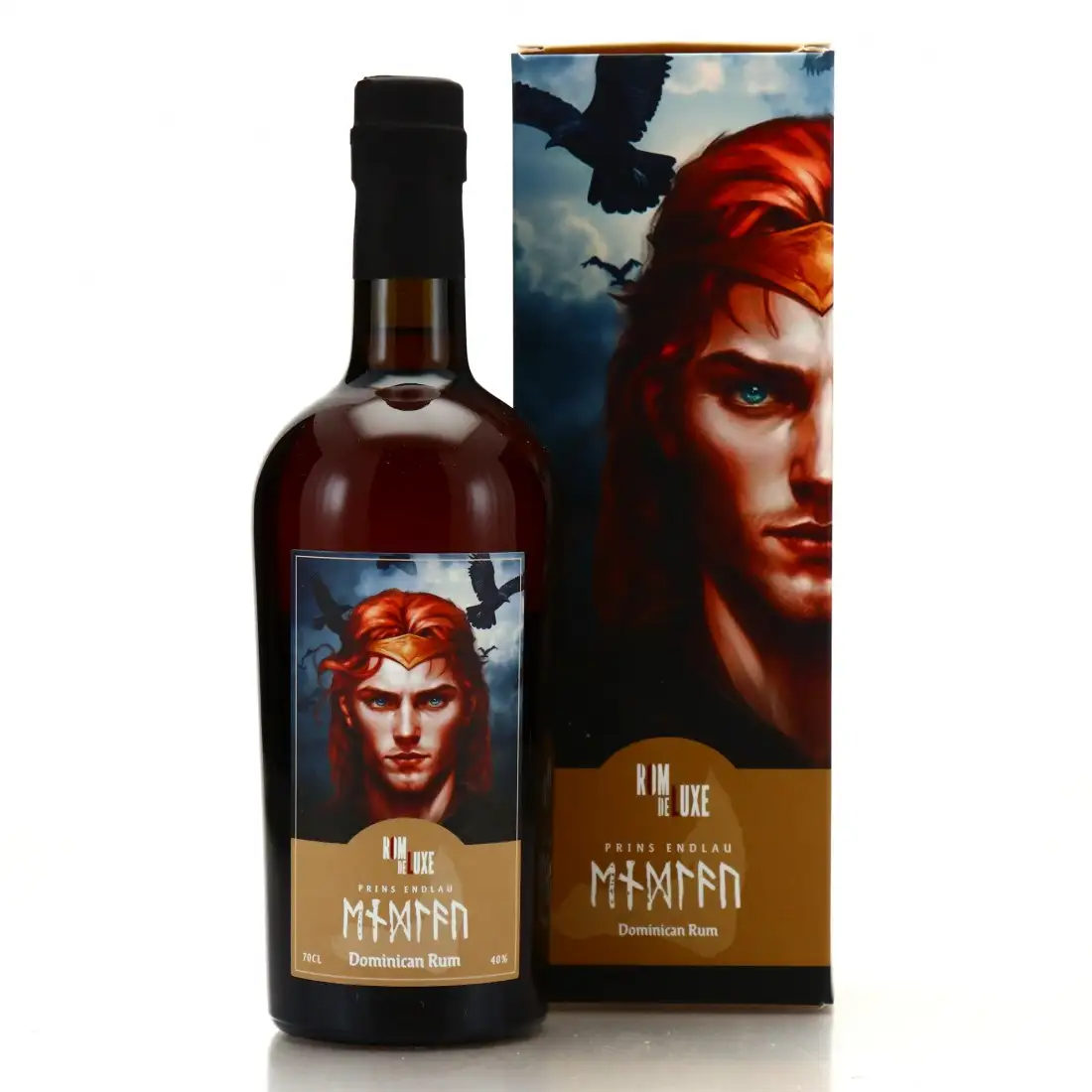 Image of the front of the bottle of the rumPrins Endlau - Dominican Rum
