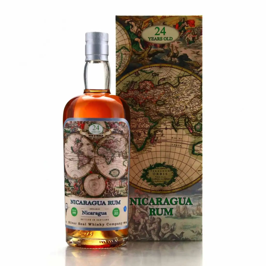 Image of the front of the bottle of the rumNicaragua Rum