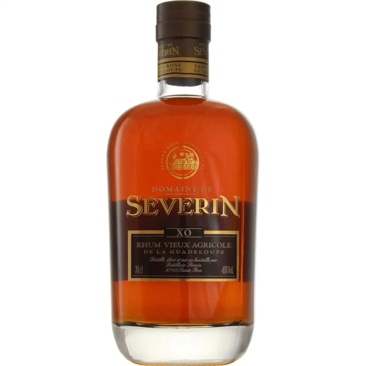 Image of the front of the bottle of the rumXO