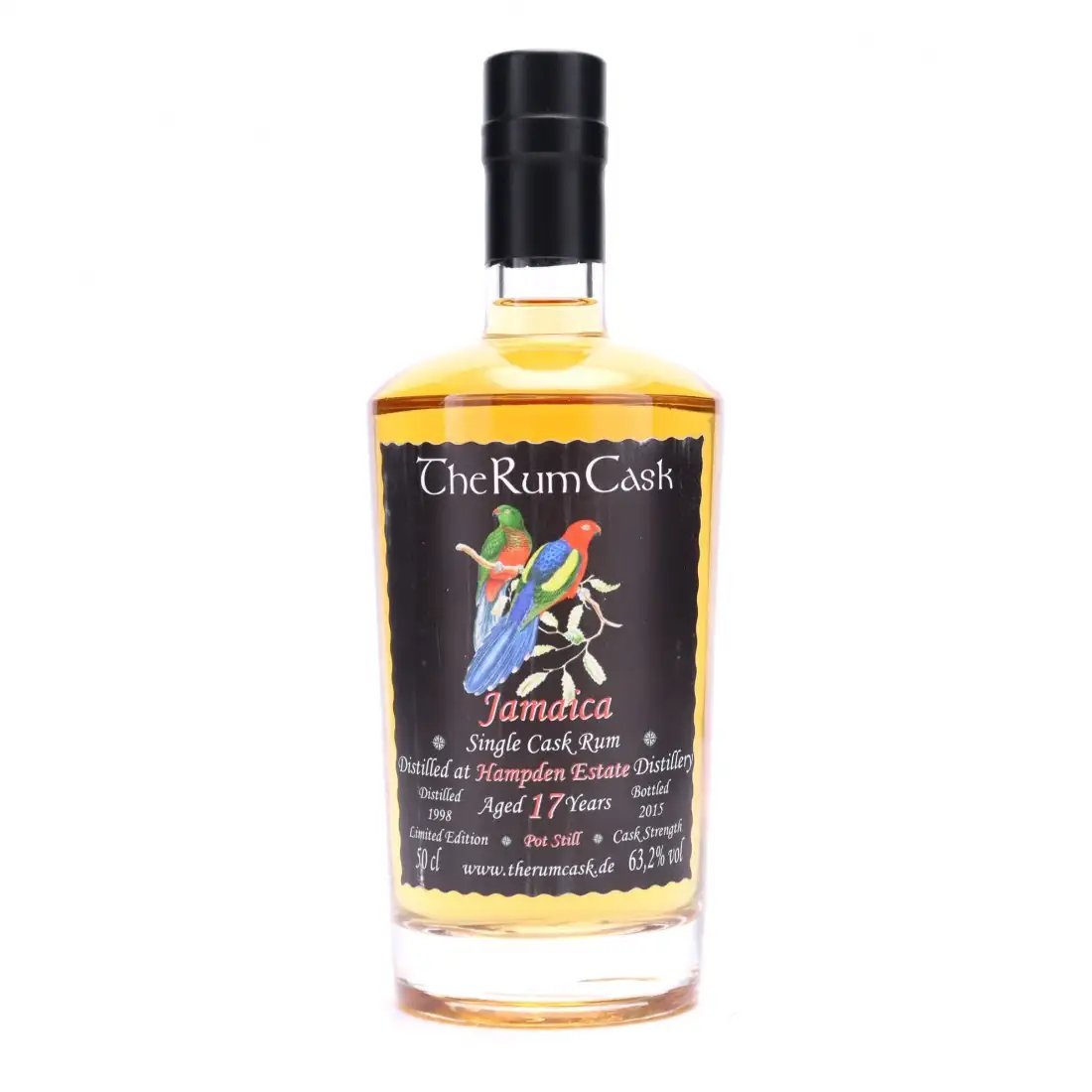 Image of the front of the bottle of the rum Jamaica HLCF