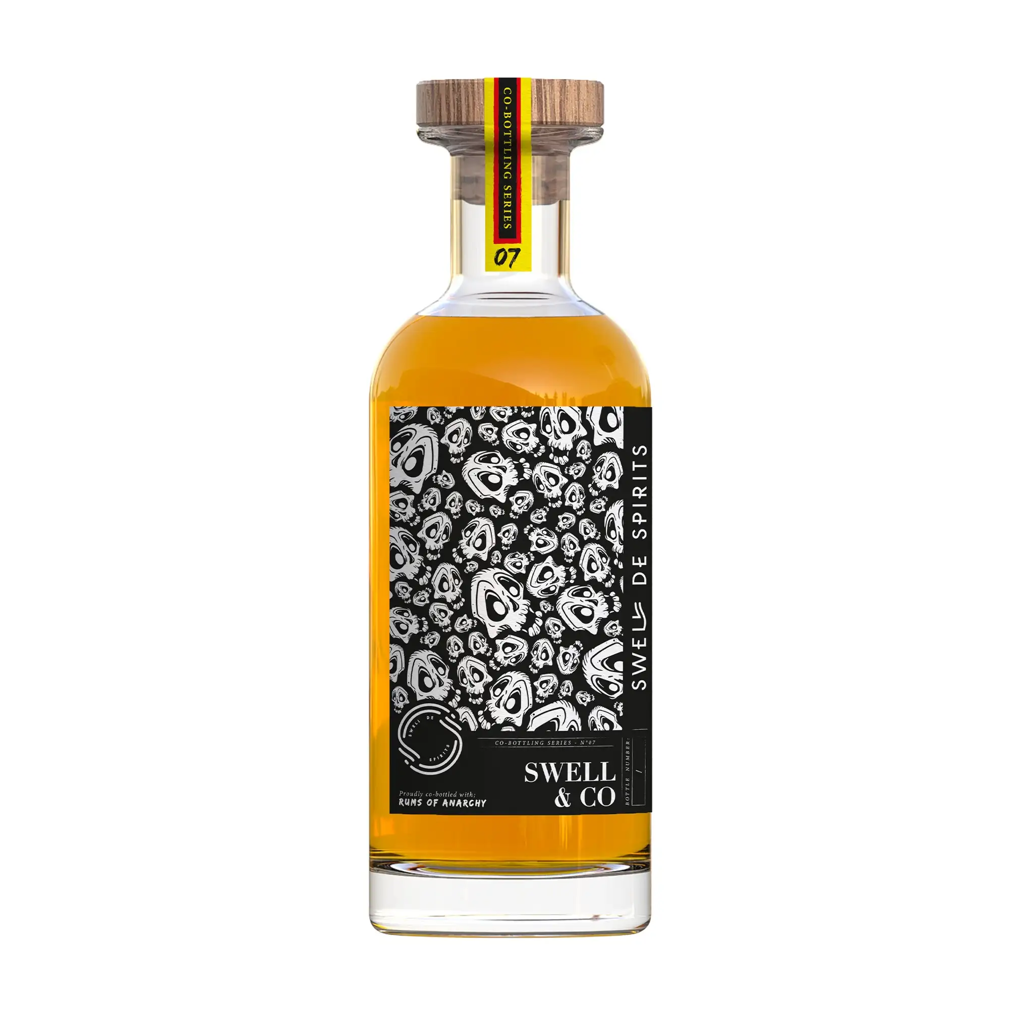 Image of the front of the bottle of the rum Co-Bottling Series No. 07 (Rums of Anarchy)