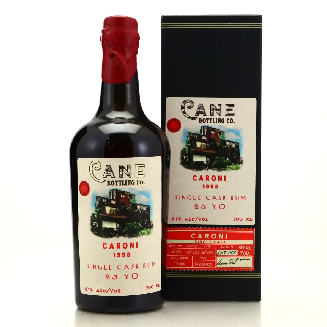 Image of the front of the bottle of the rum Single Cask Rum