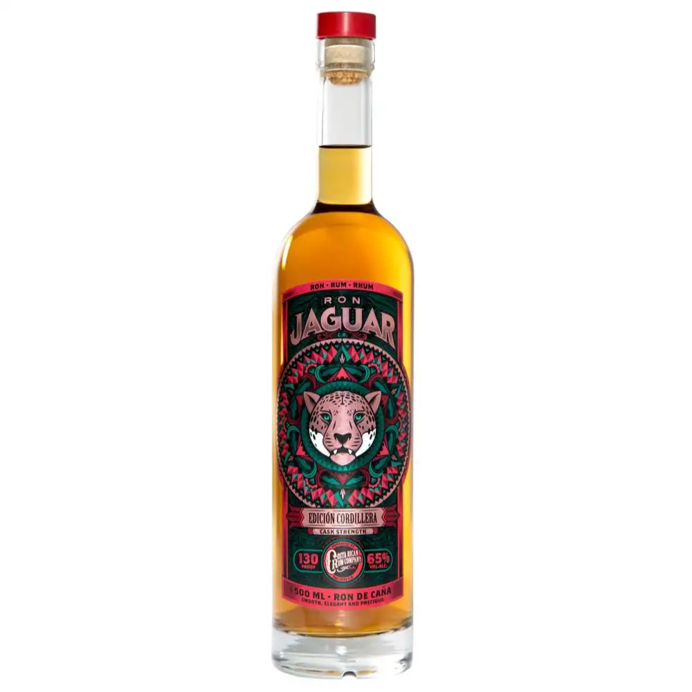 Image of the front of the bottle of the rum Edición Cordillera