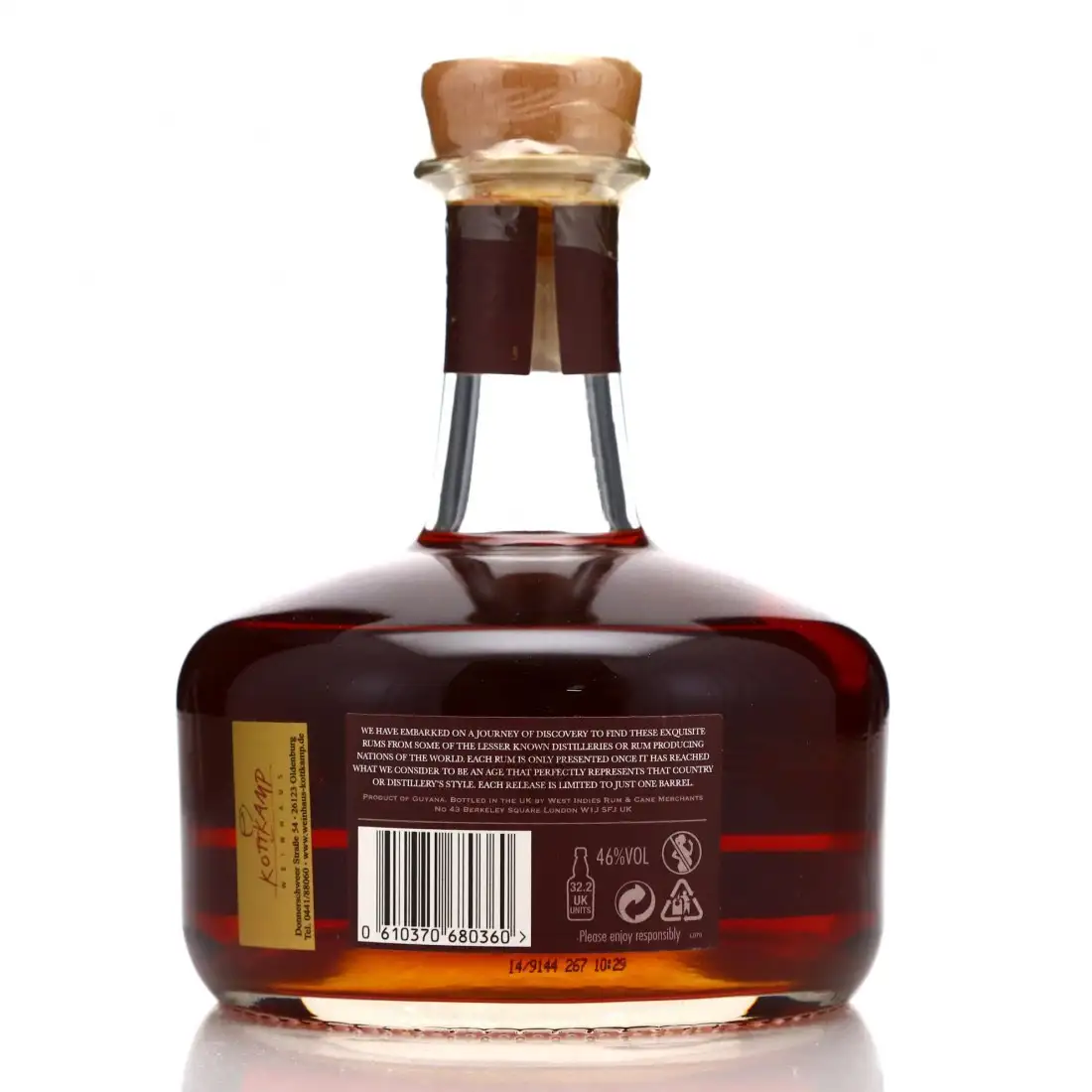 High resolution image of the bottle