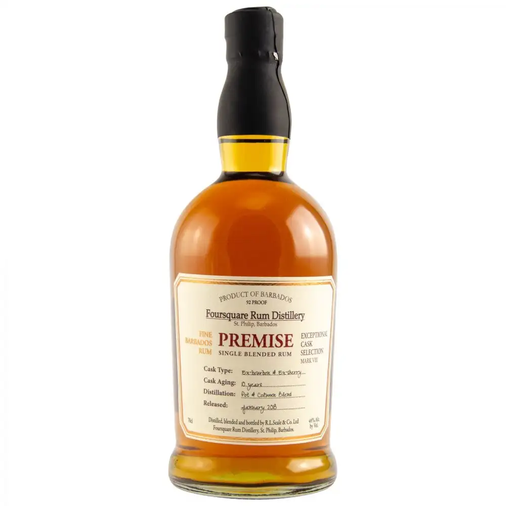 Image of the front of the bottle of the rum Exceptional Cask Selection VIII Premise