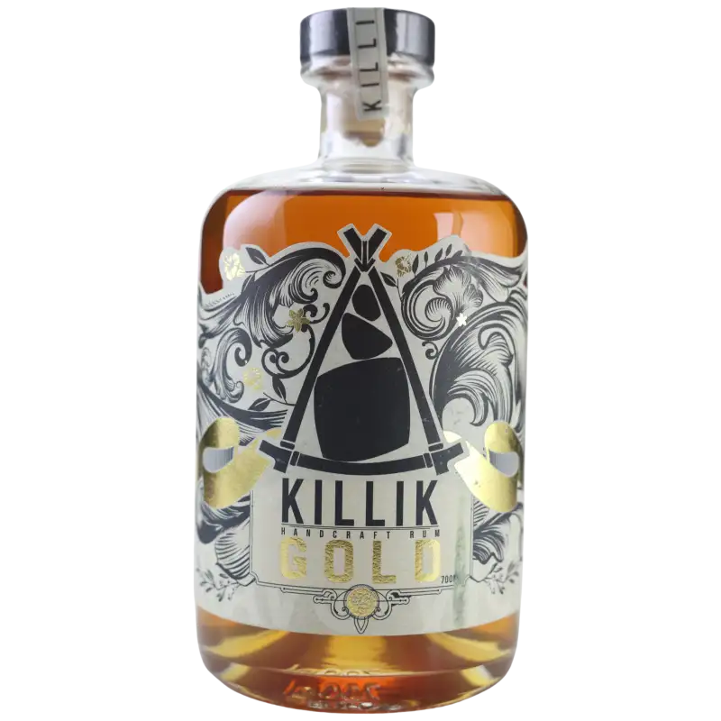 Image of the front of the bottle of the rumHandcrafted Gold