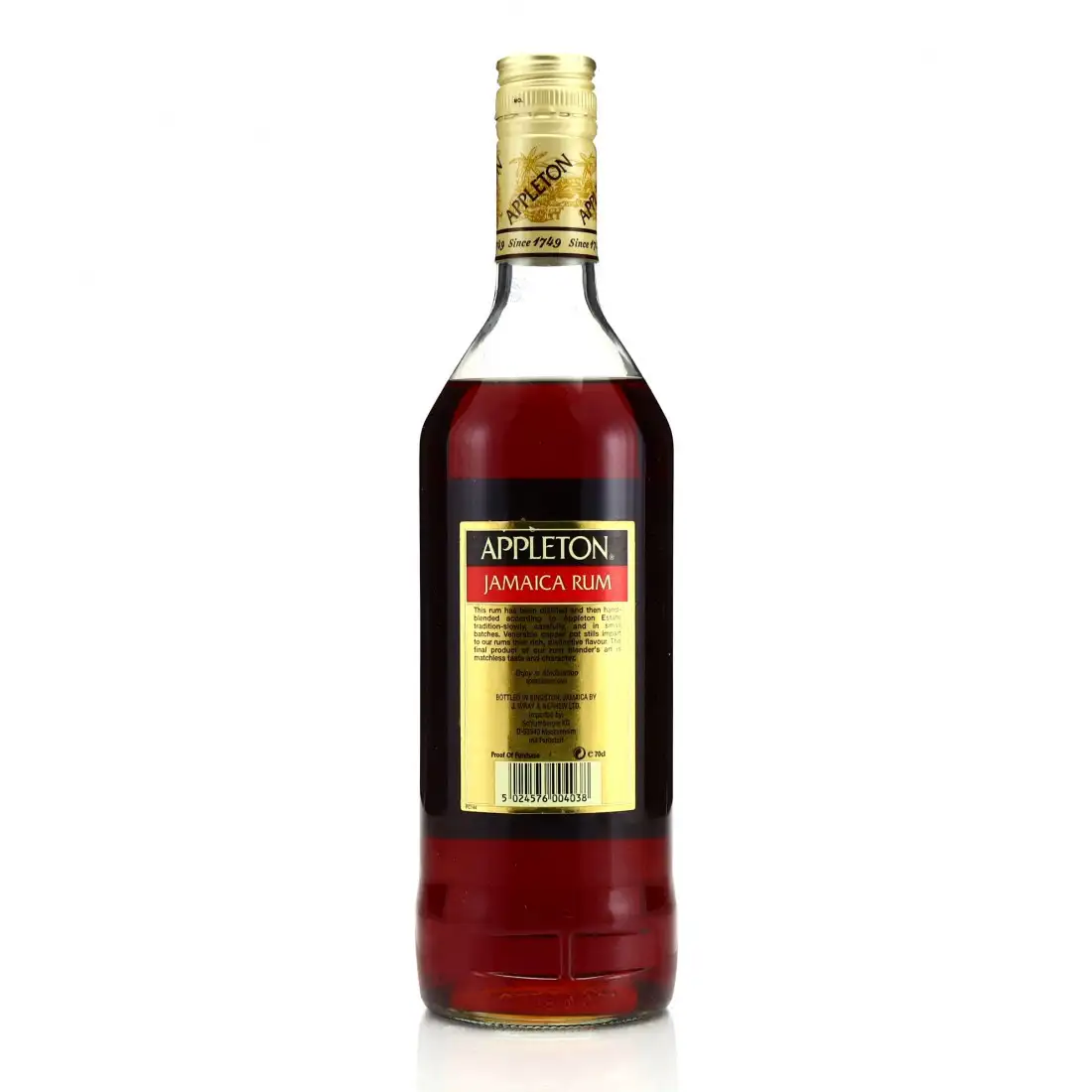 Hochauflösendes Bild der Flasche