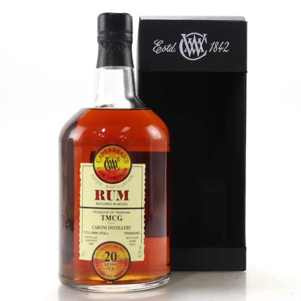 Image of the front of the bottle of the rum TMCG (The Nectar) HTR