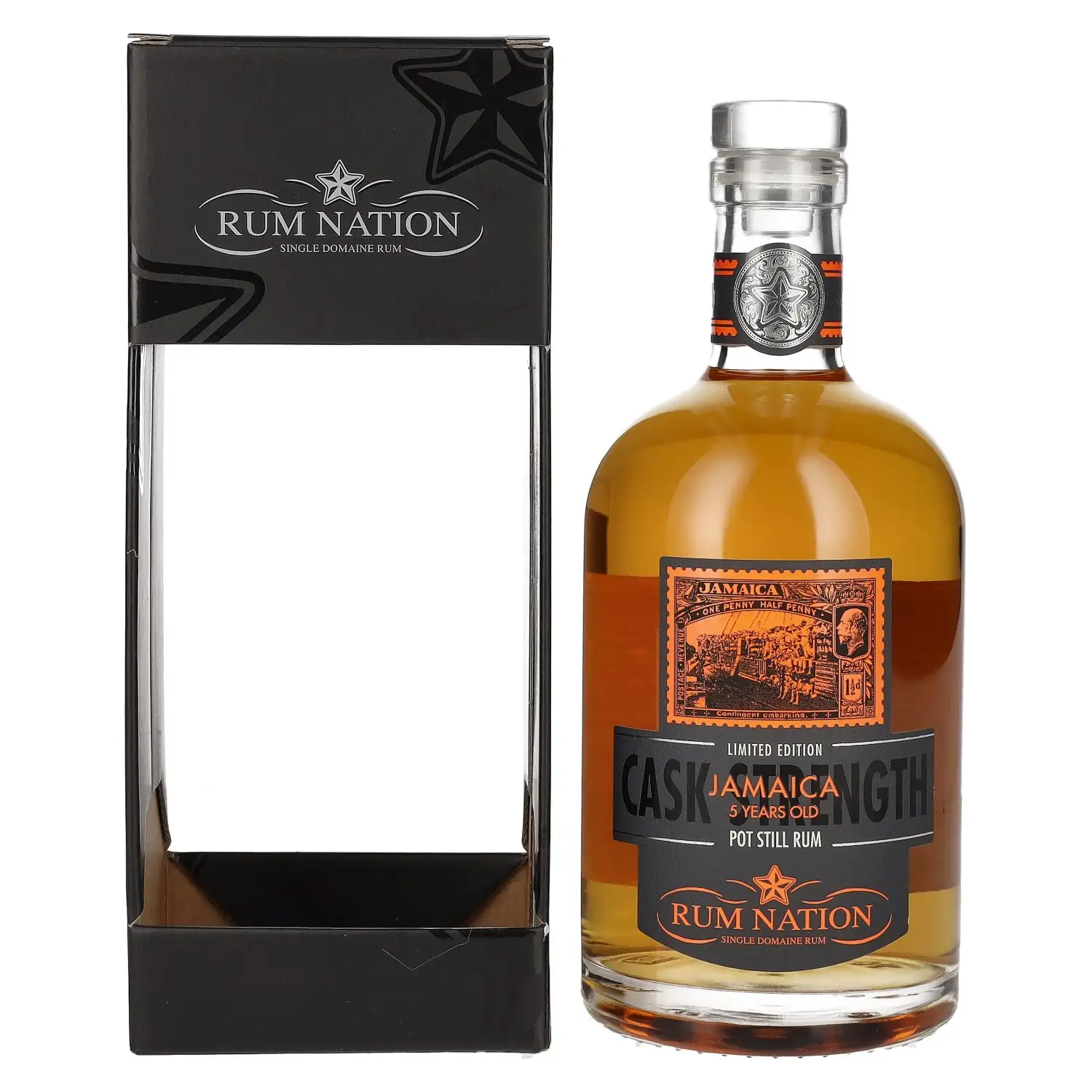 Image of the front of the bottle of the rum Jamaica 5 Years (Pot Still Rum)
