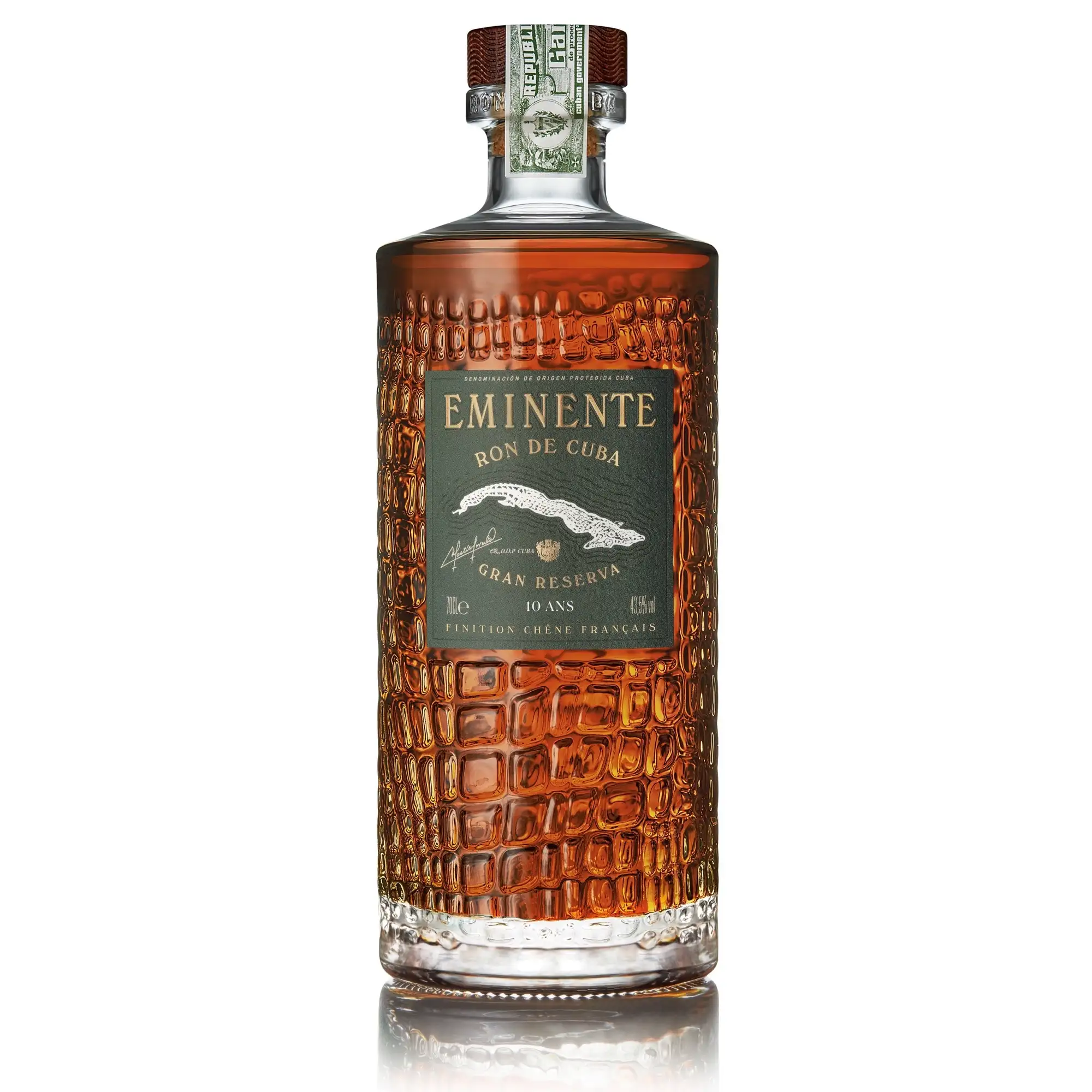 Image of the front of the bottle of the rum Eminente Gran Reserva Edition No. 1