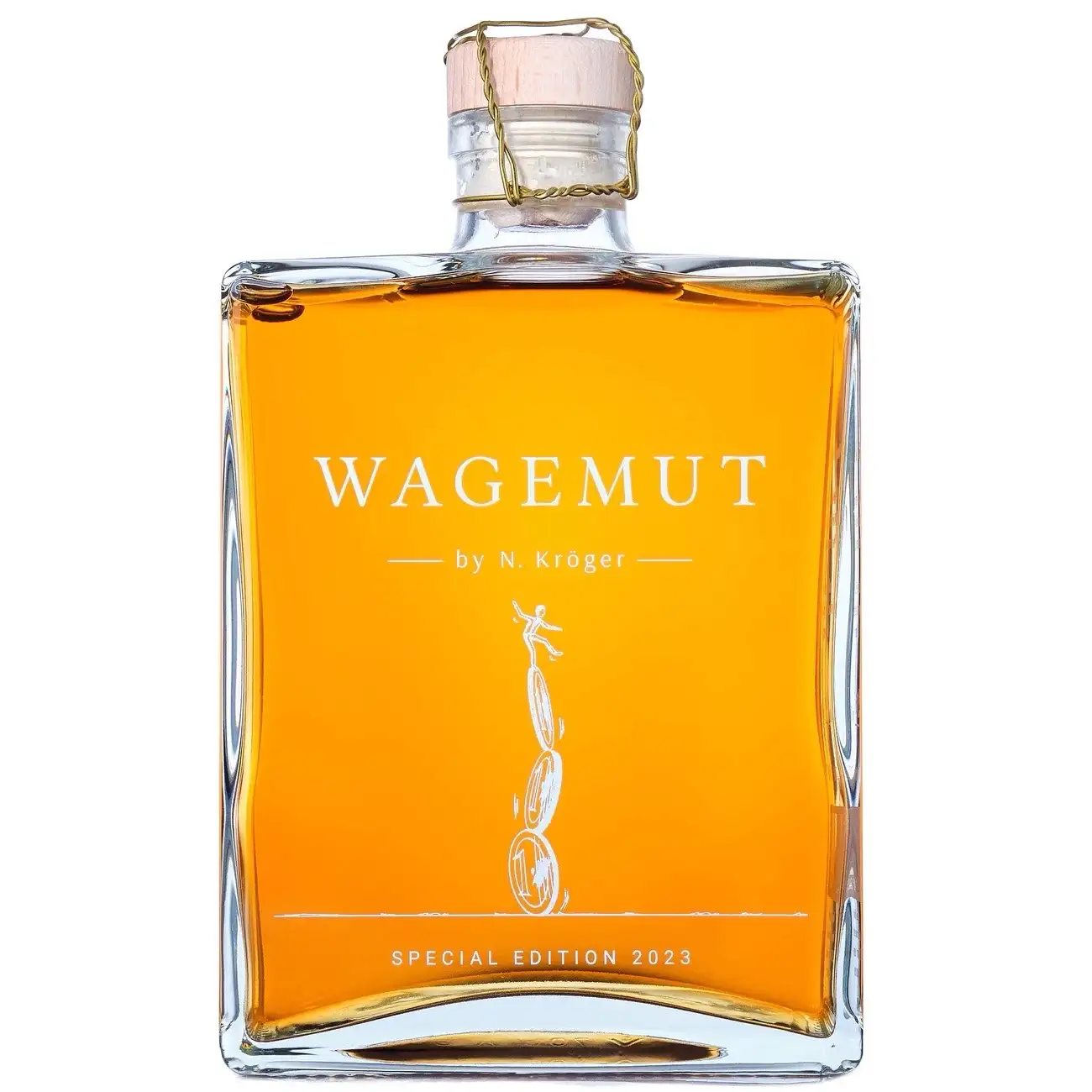 Image of the front of the bottle of the rum Wagemut Special Edition 2023
