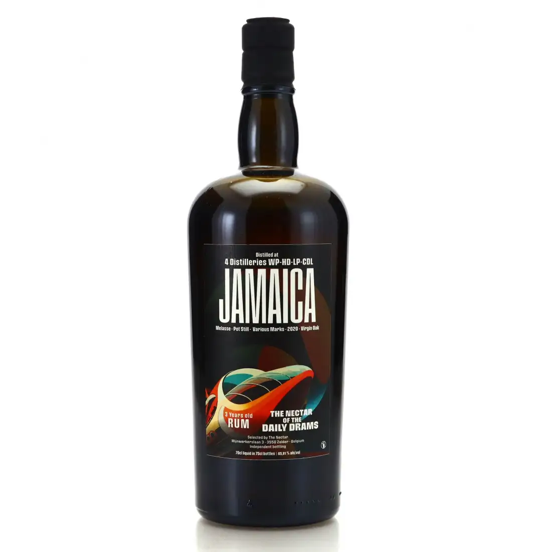 Image of the front of the bottle of the rum The Nectar Of The Daily Drams Jamaica WP-HD-LP-CDL