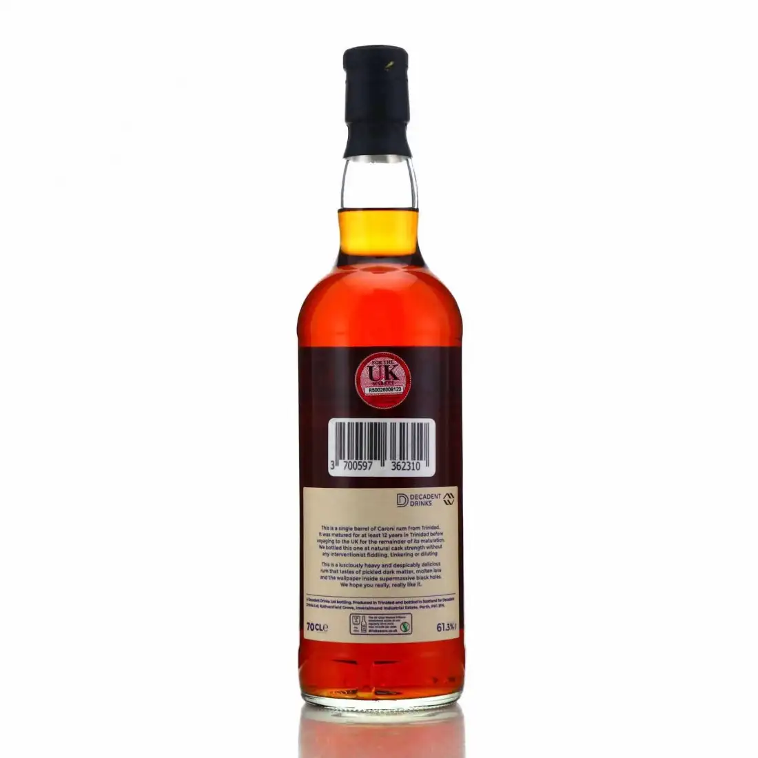 High resolution image of the bottle