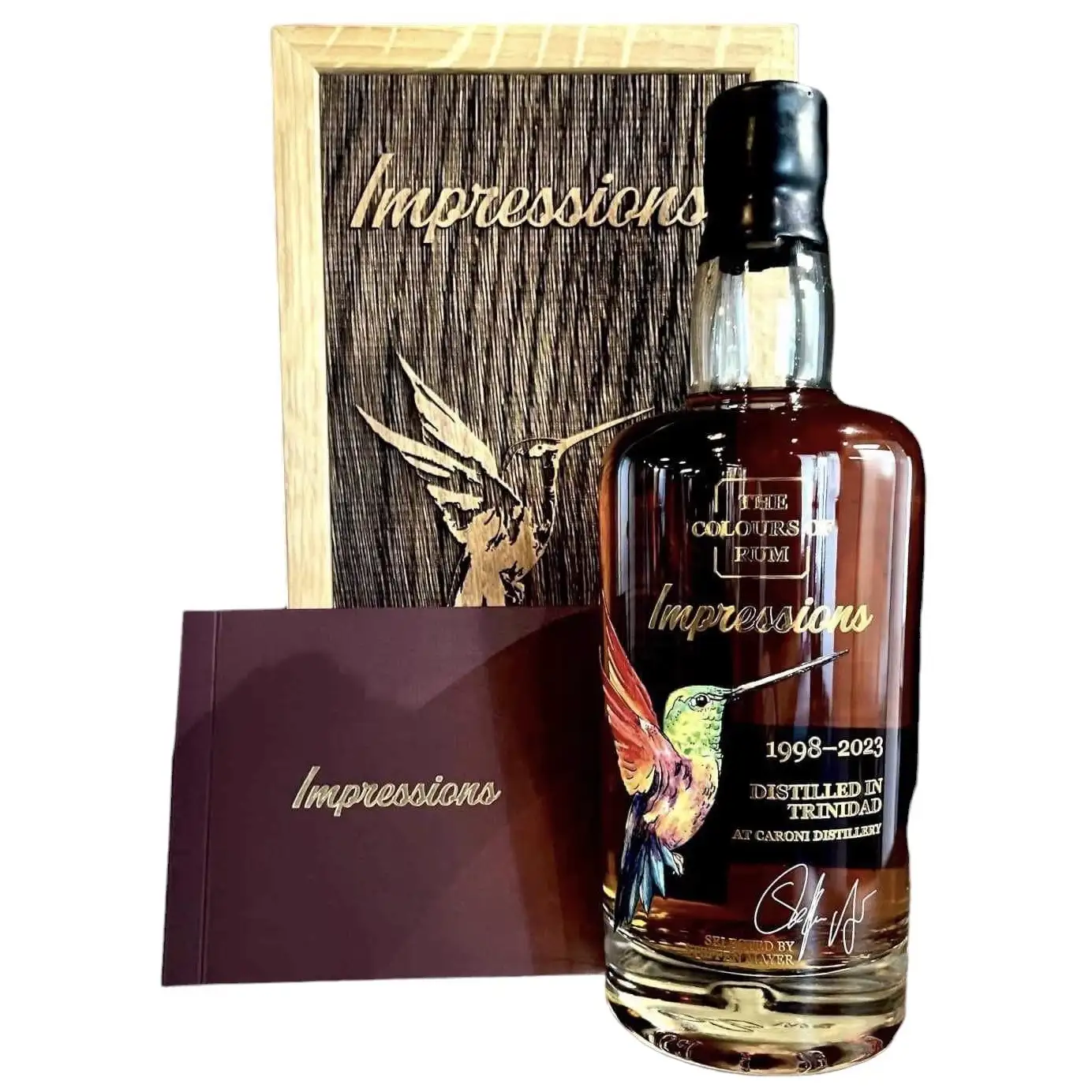 Image of the front of the bottle of the rum Impressions (Selected by Steffen Mayer)