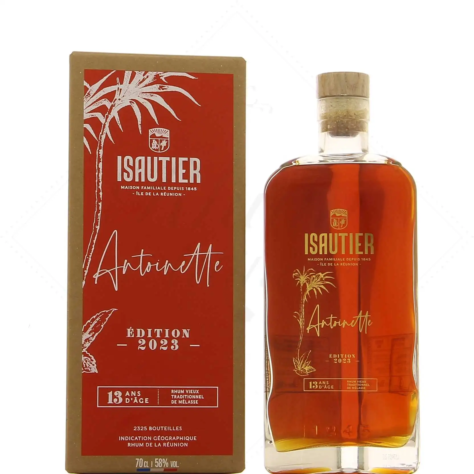 Image of the front of the bottle of the rumAntoinette #2