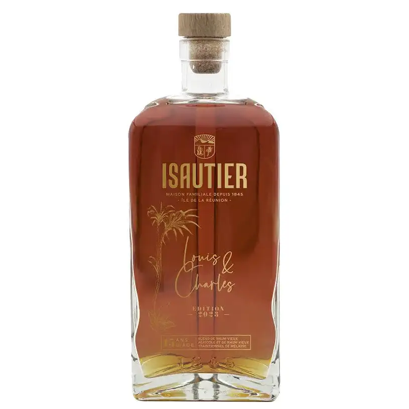 Image of the front of the bottle of the rumLouis & Charles #2