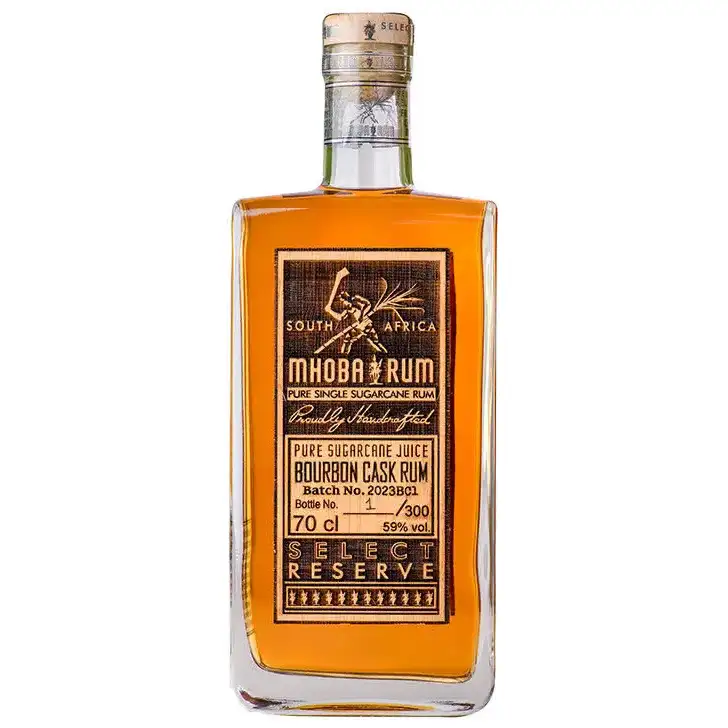 Image of the front of the bottle of the rumBourbon Cask Rum Select Reserve