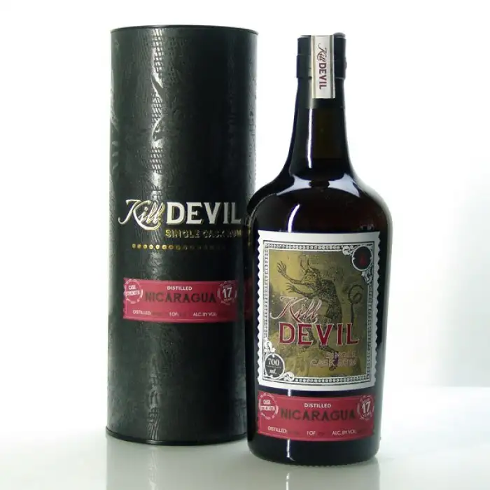 Image of the front of the bottle of the rum Kill Devil