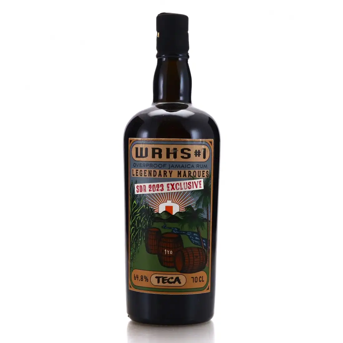 Image of the front of the bottle of the rum WRHS#1 Legendary Marques (SDR 2023 Exclusive) TECA