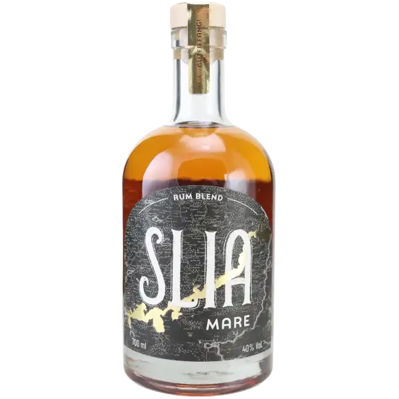 Image of the front of the bottle of the rum Slia Mare Rum Blend