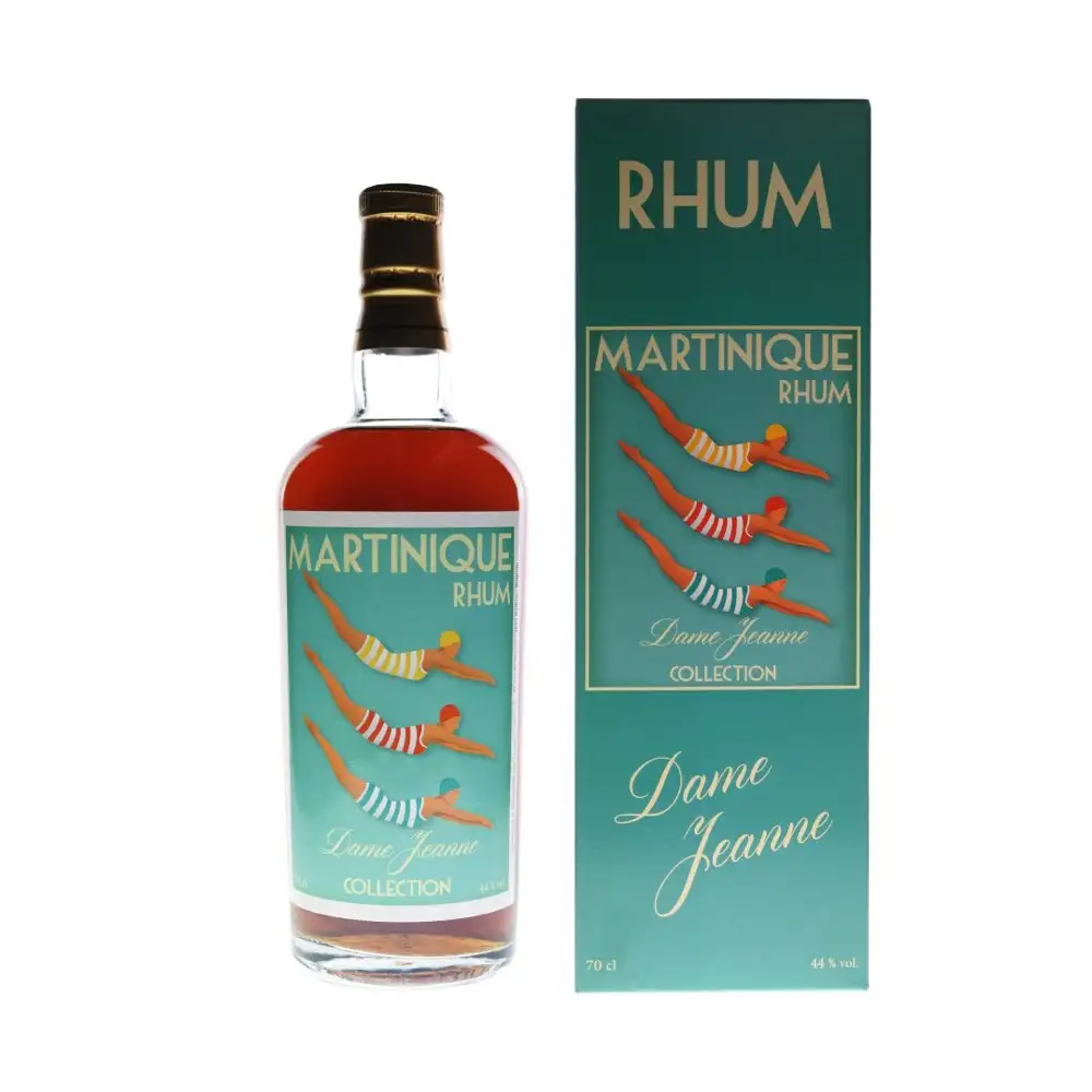 Image of the front of the bottle of the rum Dame Jeanne Collection