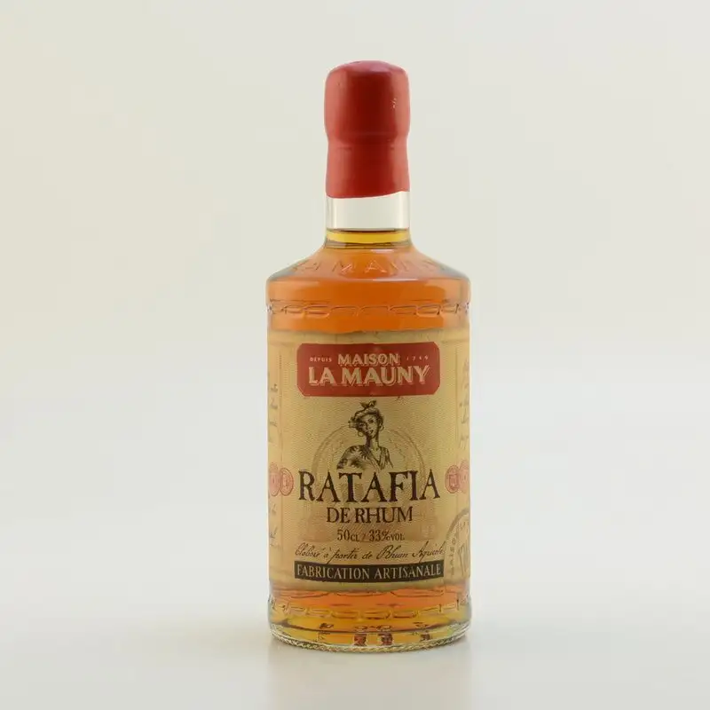 Image of the front of the bottle of the rum Ratafia de Rhum