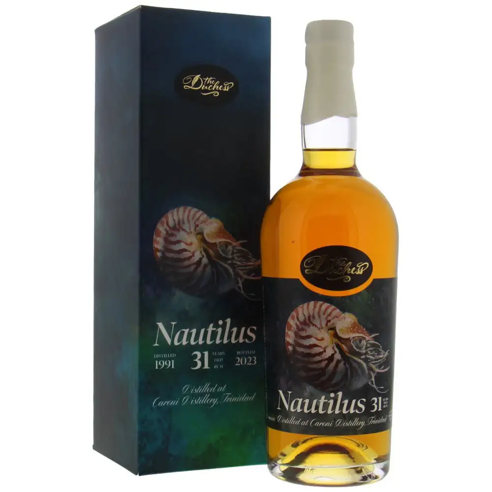 Image of the front of the bottle of the rumNautilus