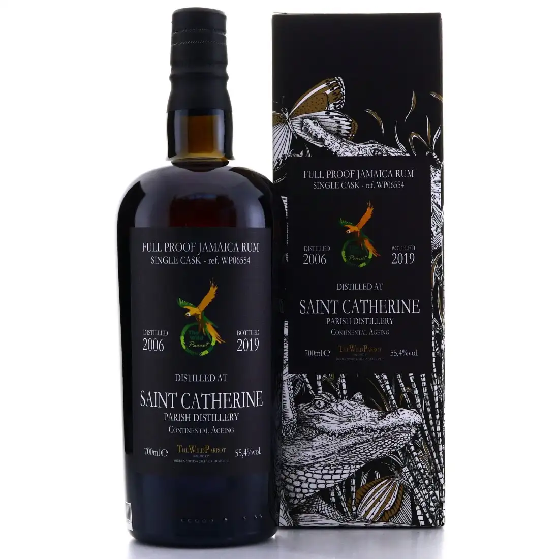 Image of the front of the bottle of the rumSaint Catherine