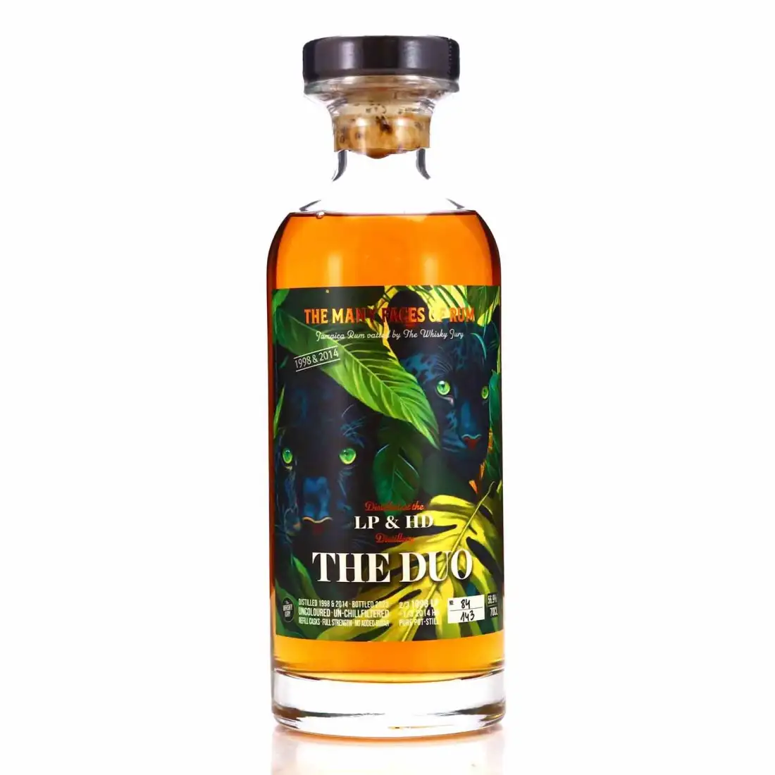 Image of the front of the bottle of the rum The Duo - Jamaica Rum
