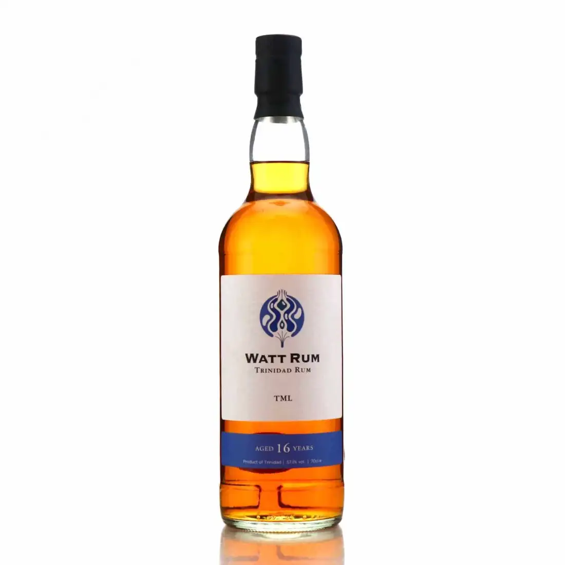 Image of the front of the bottle of the rumTrinidad TML