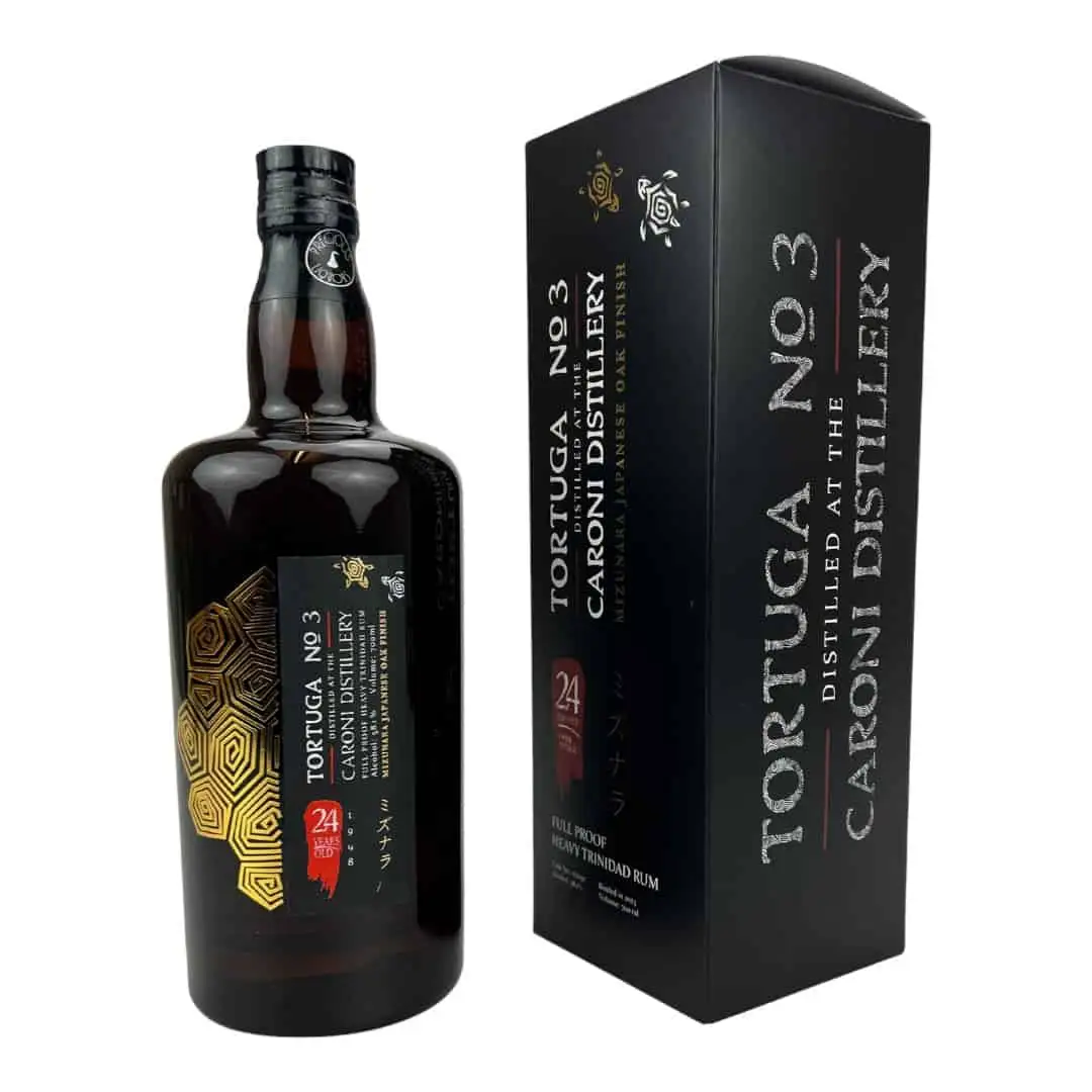 Bottle of Precious Liquors Caroni Tortuga No. 3 (East Asia Whisky) Mizunara Japanese Oak Finish
