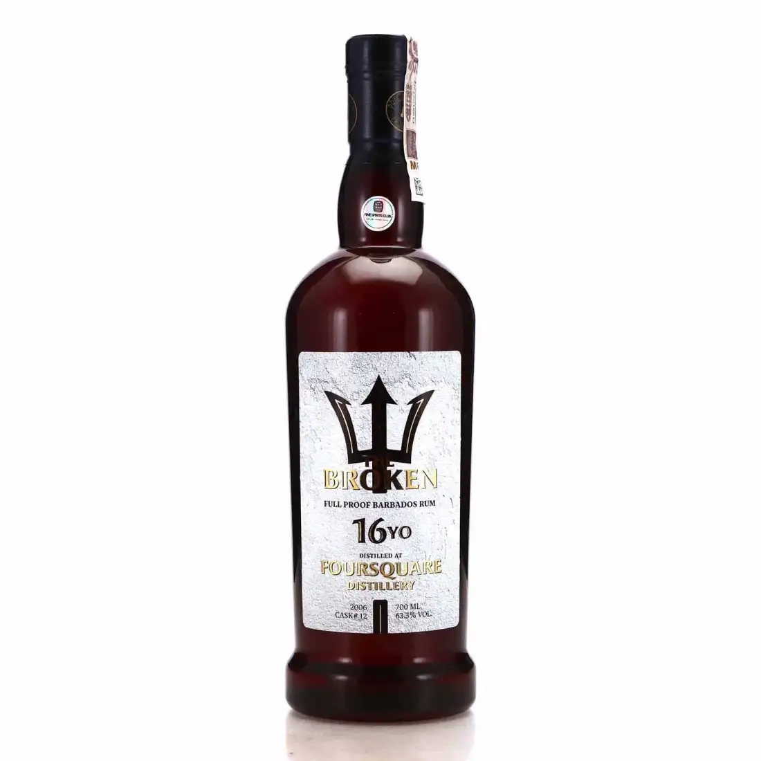 Image of the front of the bottle of the rumThe Broken Trident