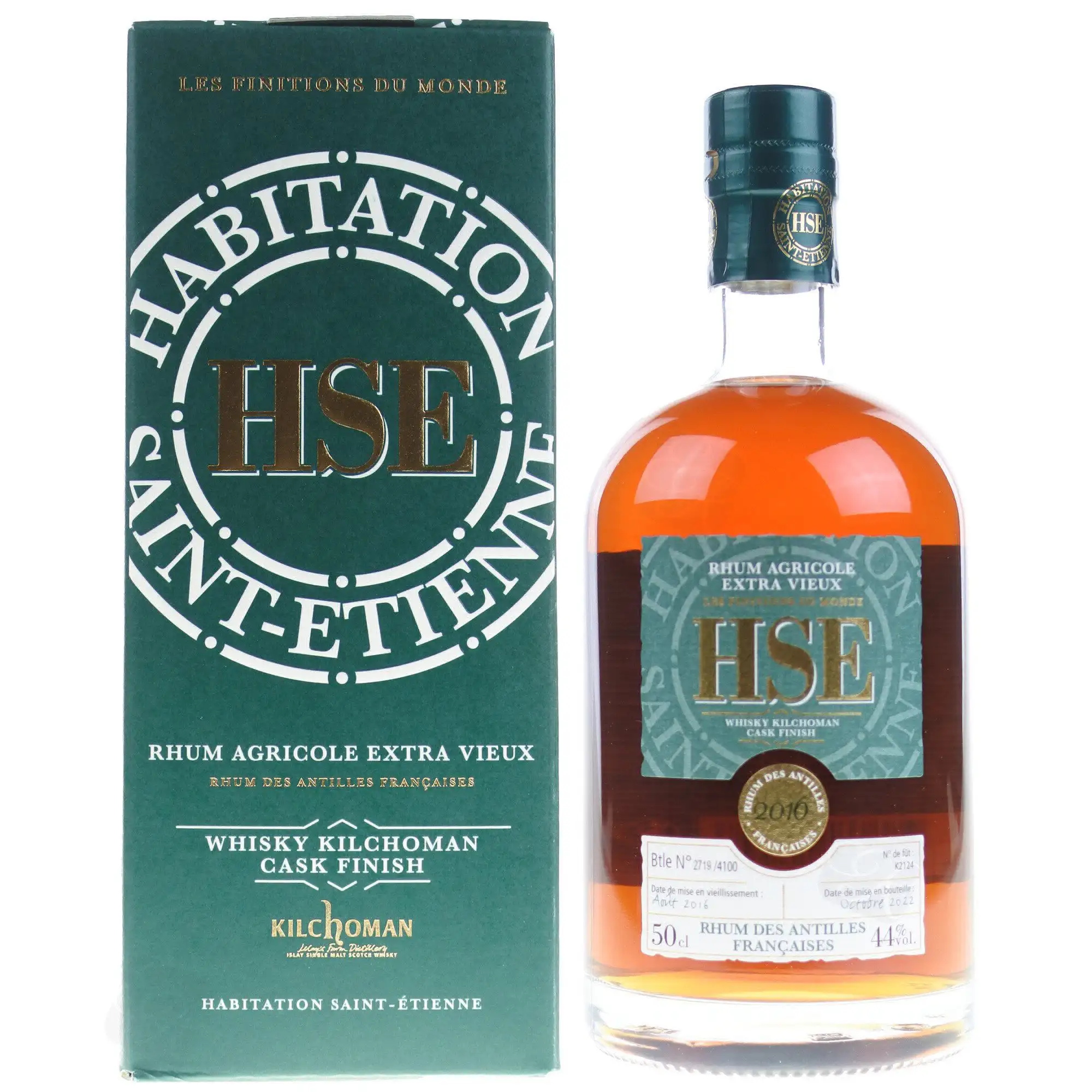 Bottle of HSE Whisky Kilchoman Cask Finish