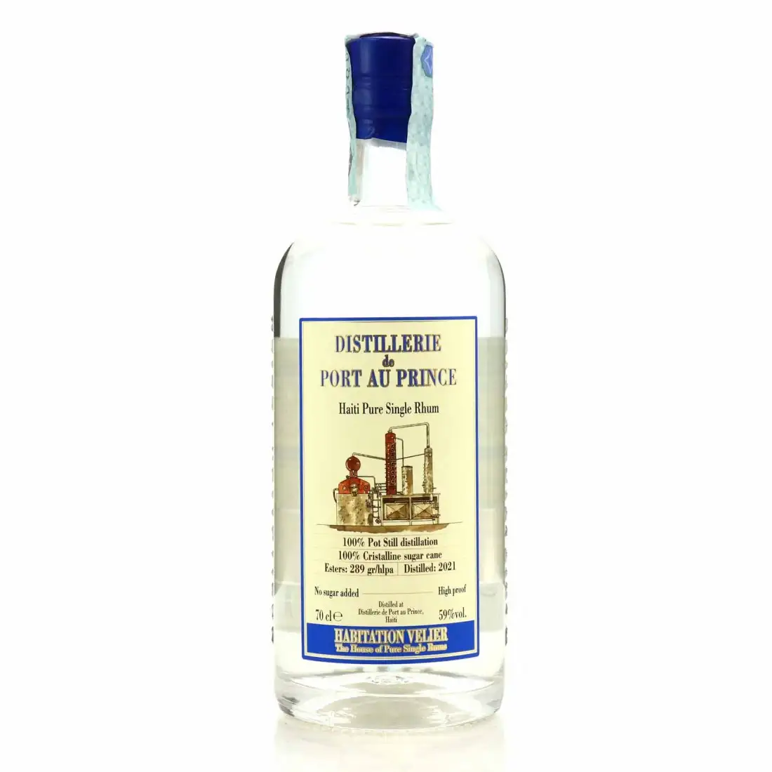 Image of the front of the bottle of the rum Haiti Pure Single Rum