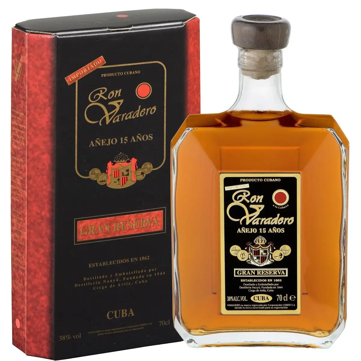 Ron Varadero Gran Reserva Añejo 15 Años 15yr 38% | RX1821 | RumX