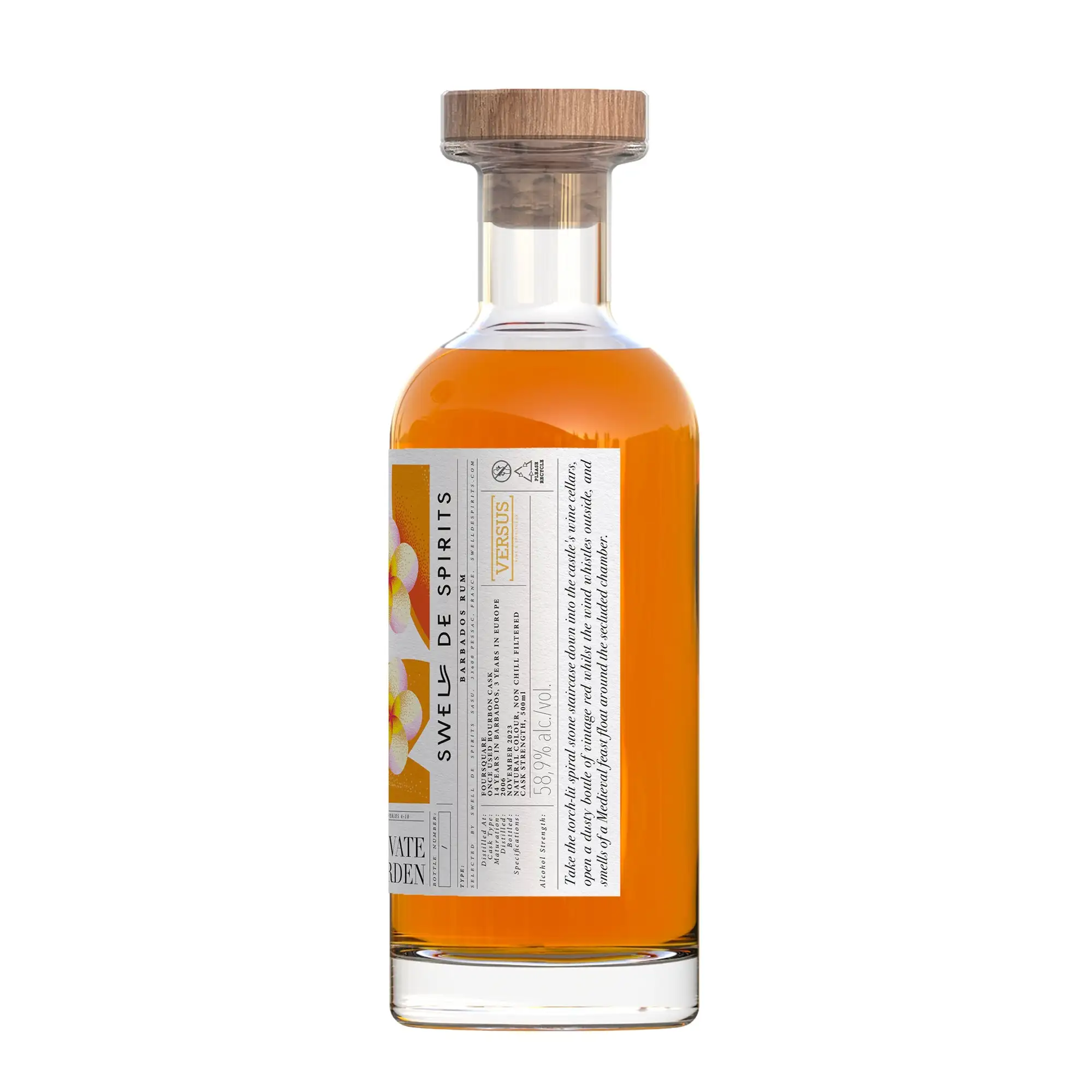 Hochauflösendes Bild der Flasche